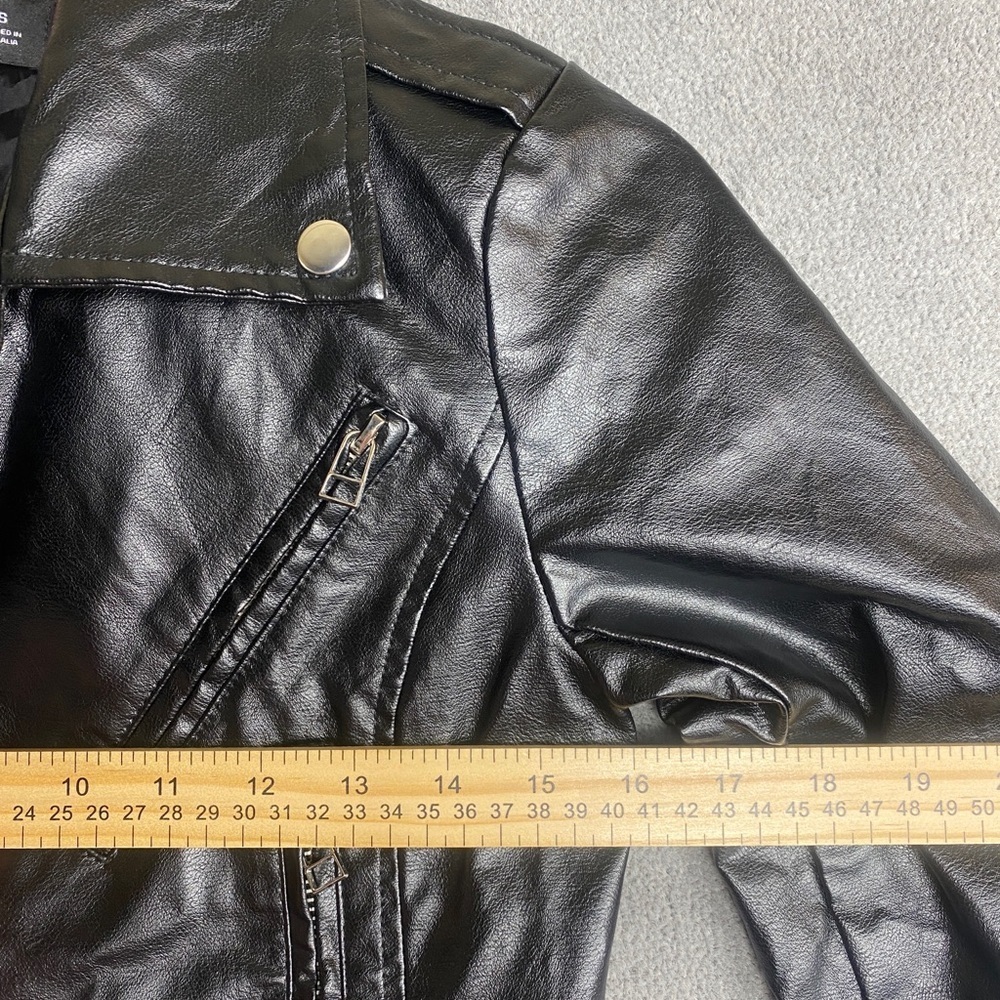 Lioness faux leather moto jacket size XS - Picture 9 of 10